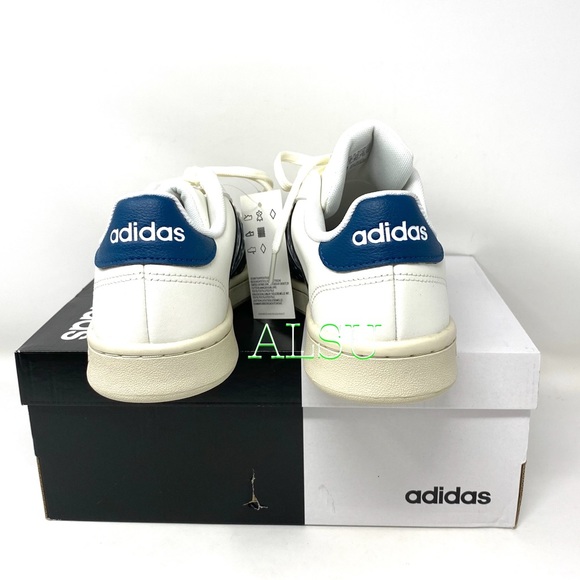 Adidas Grand Court Women’s Sneakers Leather White Size 8.5 - Picture 6 of 9